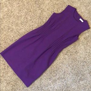 Calvin Klein Purple Sheath Dress